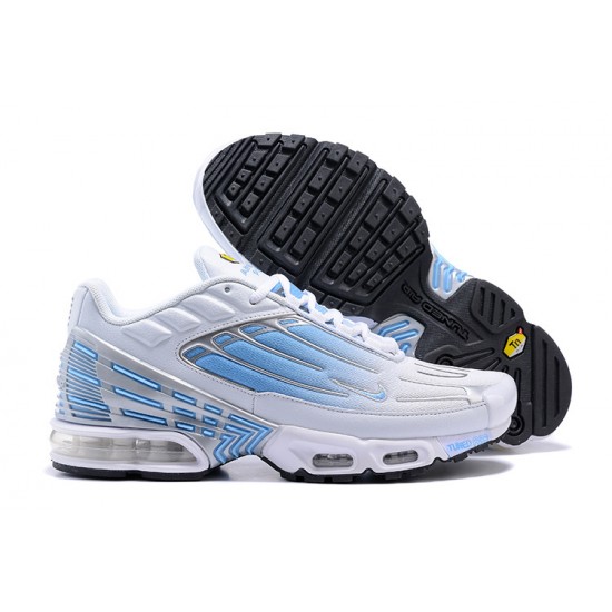 Nike Air Max Plus 3 Uomo Bianco Argento Scarpe Da Ginnastica