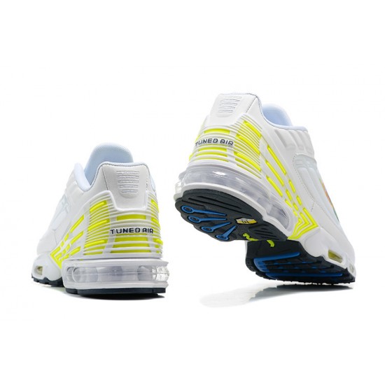 Nike Air Max Plus 3 Uomo Bianco Giallo DV6823-100 Scarpe Da Ginnastica