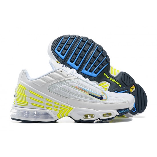 Nike Air Max Plus 3 Uomo Bianco Giallo DV6823-100 Scarpe Da Ginnastica