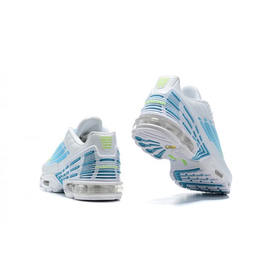 Nike Air Max Plus 3 Donna/Uomo Bianco Blu DM2835-100 Scarpe Da Ginnastica