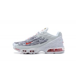 Nike Air Max Plus 3Donna/Uomo Bianco Grigio DH4107-100 Scarpe Da Ginnastica