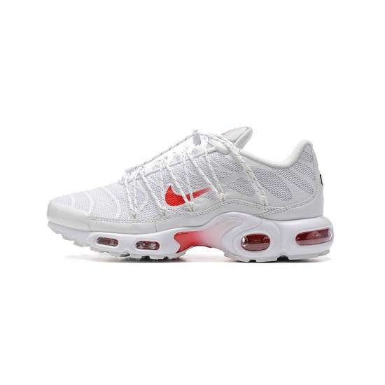 Nike Air Max Plus Utility Uomo Bianco Rosso FN3488-100 Scarpe Da Ginnastica