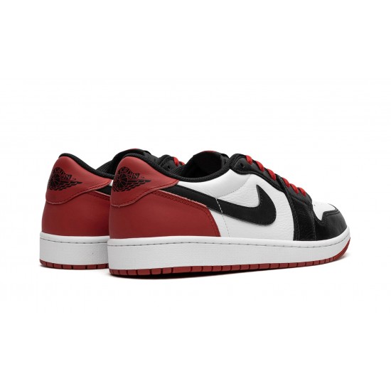 Nike Air Jordan 1 Low Uomo Black Toe 2023 CZ0790-106 Scarpe